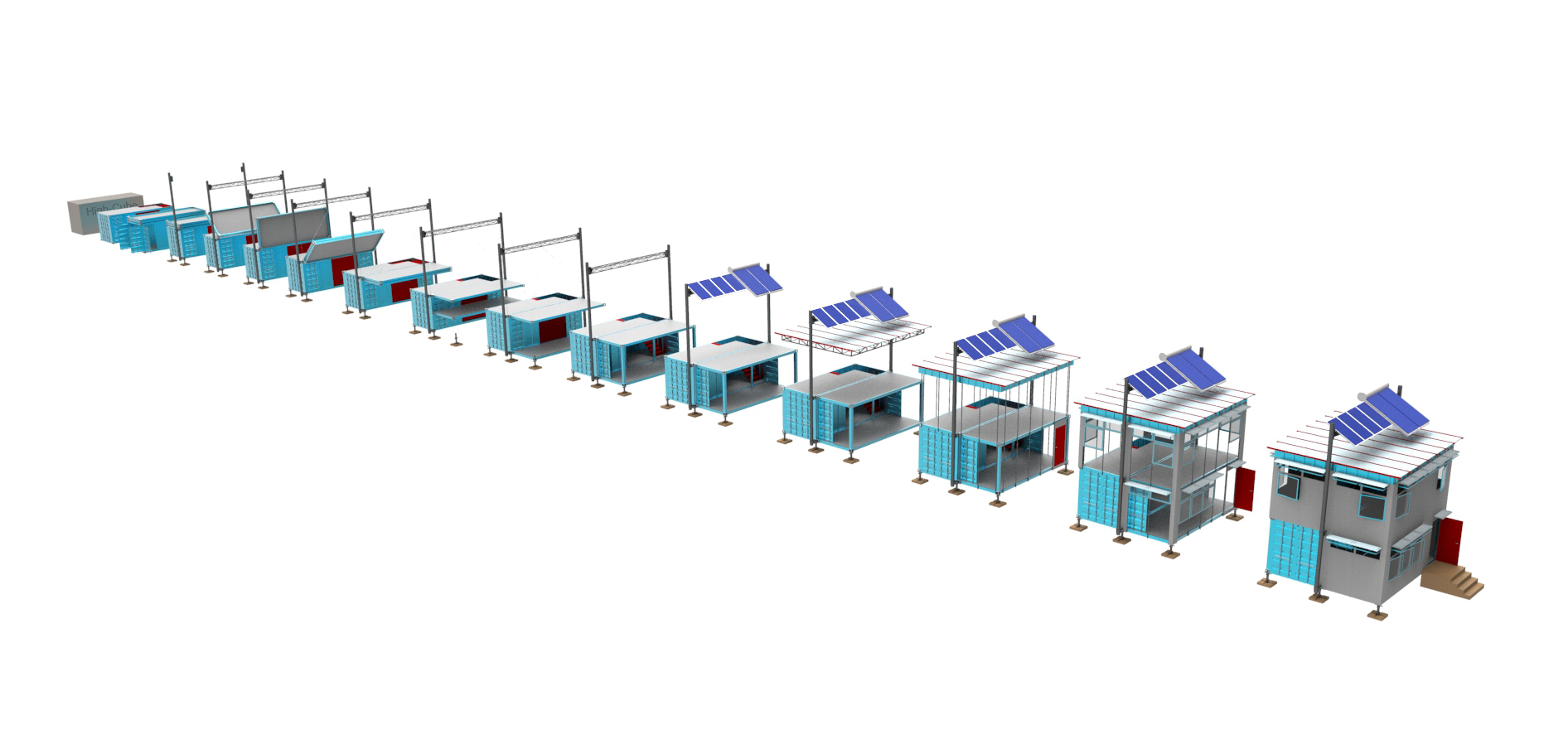 Disaster Recovery Shelter Deployment Sequence