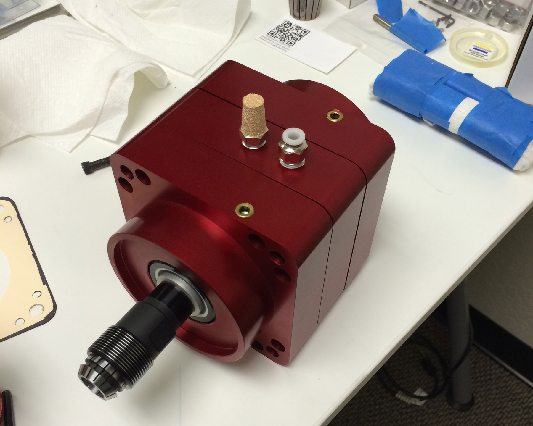 Frictionless Air Bearing Axis